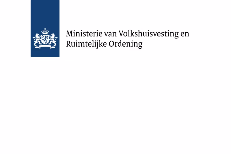 Logo Ministerie van Volkshuisvesting en Ruimtelijke Ordening